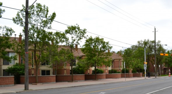 Townhouses now occupy the site of the old Birchcliff Theatre