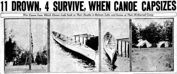 Toronto Star Balsam Lake drowning headline