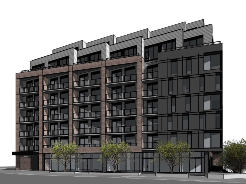 Proposed condo for 1161 Kingston Rd. Photo: City of Toronto submission.